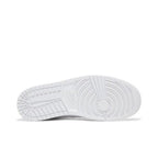 Jordan 1 Mid Triple White – zadní pohled | Purekickz