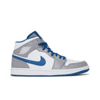 Jordan 1 Mid True Blue – boční pohled | Purekickz