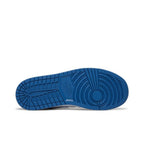 Jordan 1 Mid True Blue – zadní pohled | Purekickz