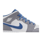 Jordan 1 Mid True Blue Cement (GS) – detail | Purekickz