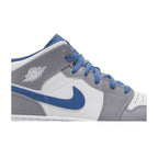 Jordan 1 Mid True Blue Cement (GS) – detail | Purekickz