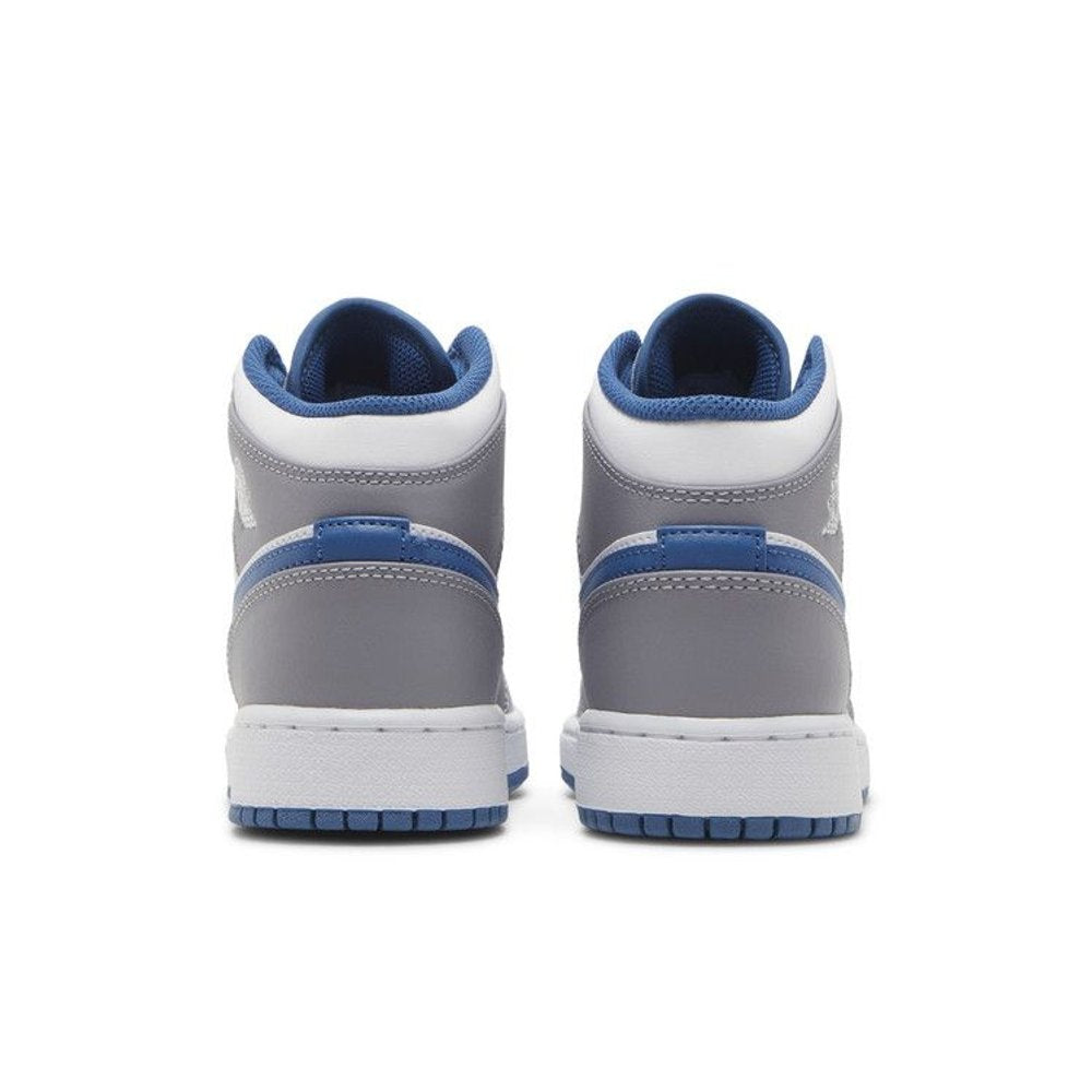 Jordan 1 Mid True Blue Cement (GS) – podrážka | Purekickz