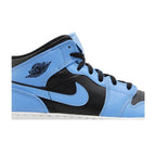 Jordan 1 Mid University Blue Black (GS) – detail | Purekickz