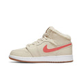 Jordan 1 Mid Utility Fleece Pearl White (GS) – hlavní pohled | Purekickz
