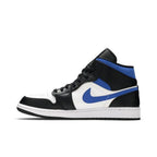 Jordan 1 Mid White Black Racer Blue – hlavní pohled | Purekickz