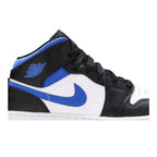 Jordan 1 Mid White Black Racer Blue (GS) – detail | Purekickz