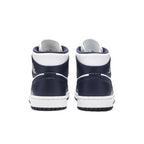 Jordan 1 Mid White Metallic Gold Obsidian – podrážka | Purekickz
