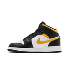 Jordan 1 Mid White Pollen Black (GS) – hlavní pohled | Purekickz
