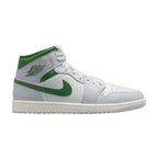 Jordan 1 Mid White Pure Platinum Pine Green – boční pohled | Purekickz