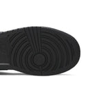 Jordan 1 Mid White Shadow (GS) – pohled shora | Purekickz