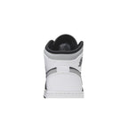Jordan 1 Mid White Shadow (GS) – detail materiálu | Purekickz