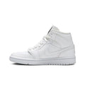 Jordan 1 Mid White Snakeskin (W) – hlavní pohled | Purekickz