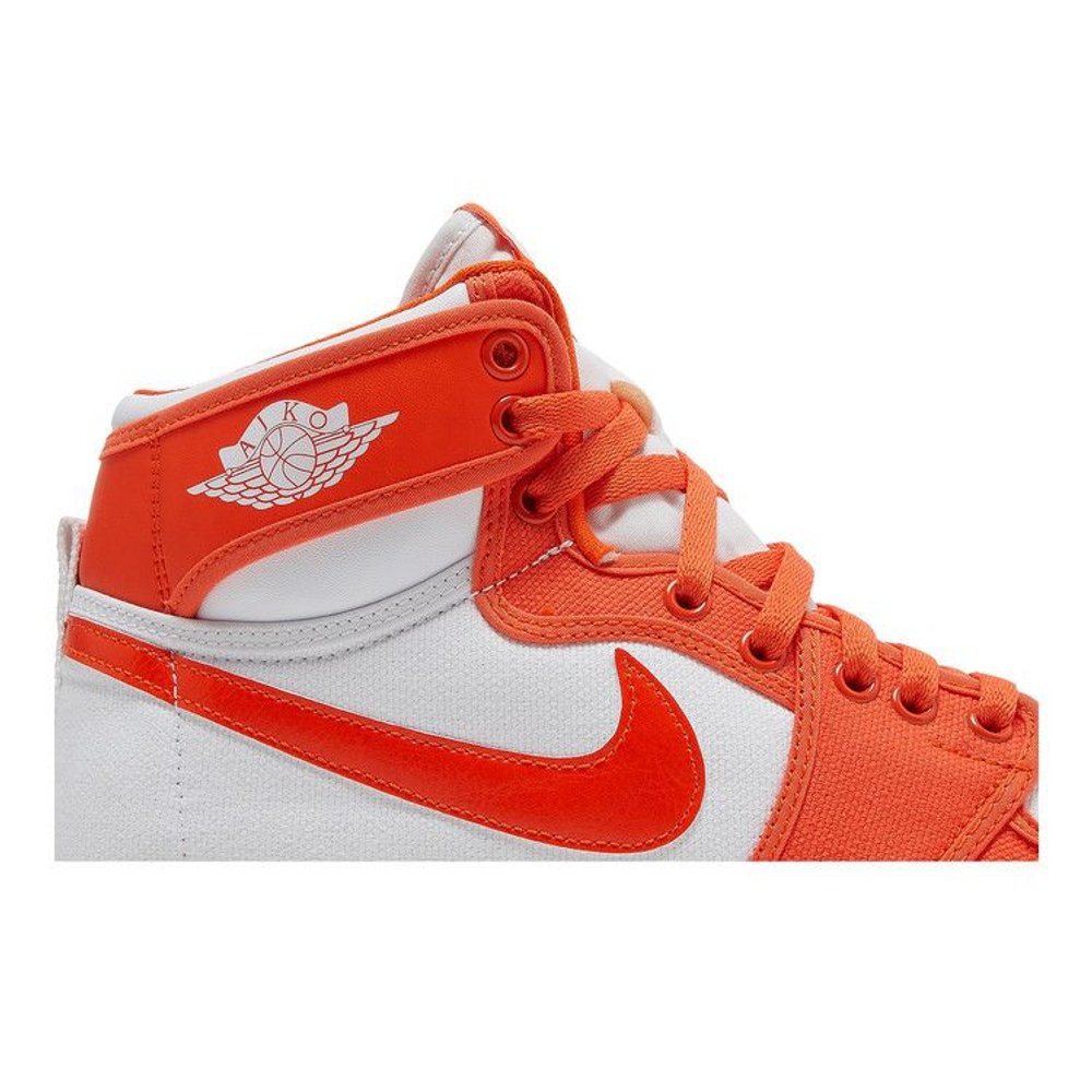 Jordan 1 Retro AJKO Rush Orange – detail | Purekickz