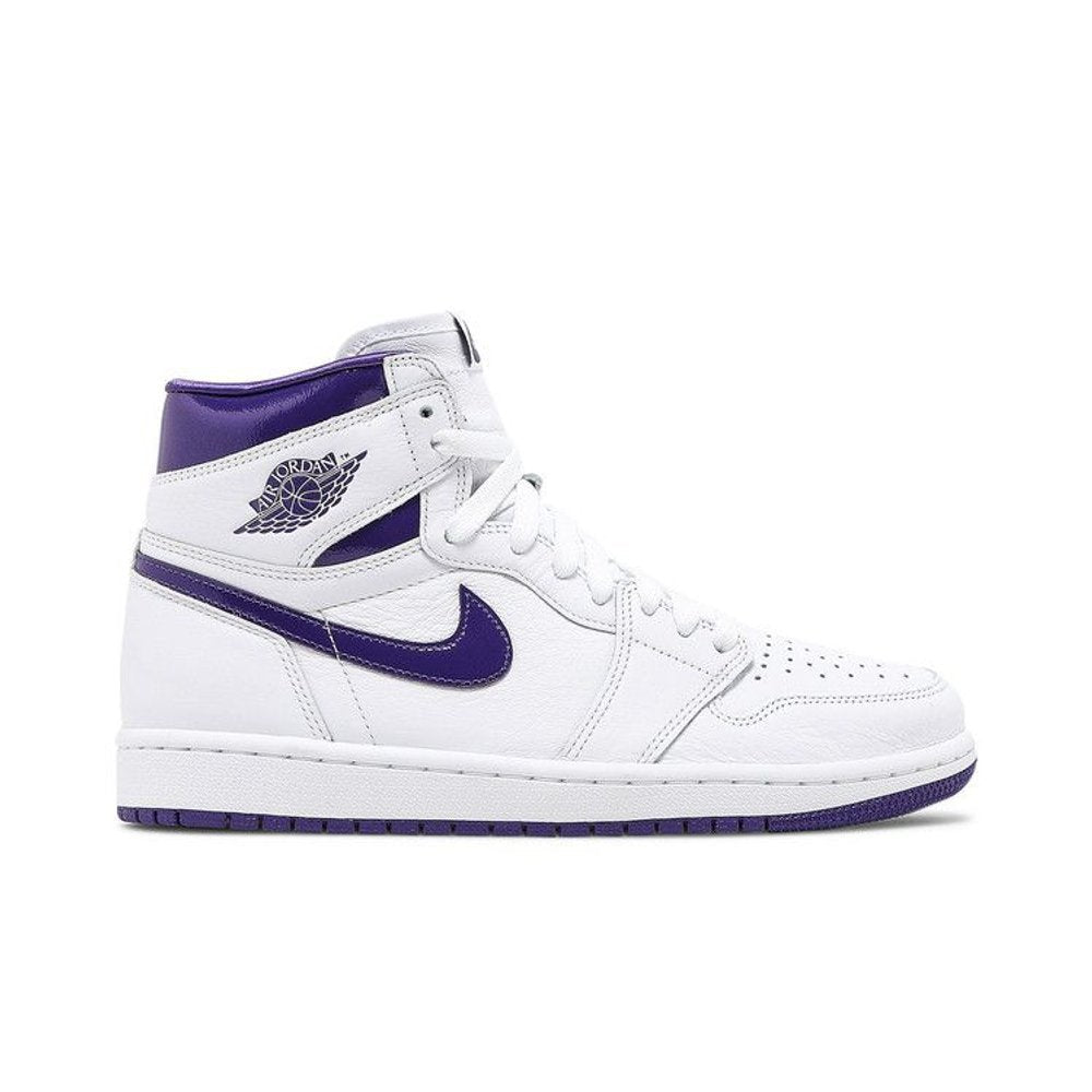 Jordan 1 Retro High Court Purple – boční pohled | Purekickz
