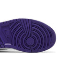Jordan 1 Retro High Court Purple – pohled shora | Purekickz