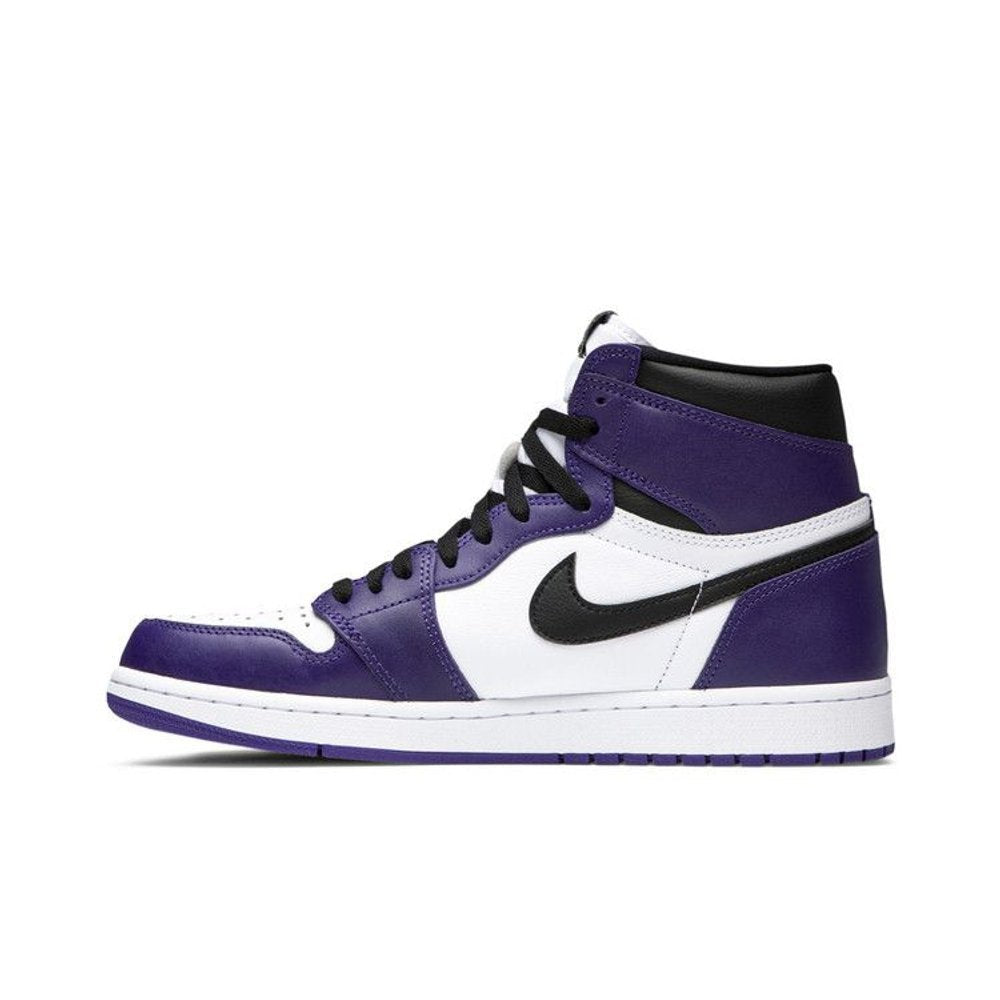 Jordan 1 Retro High Court Purple White – hlavní pohled | Purekickz