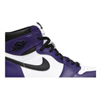 Jordan 1 Retro High Court Purple White – detail | Purekickz