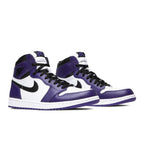 Jordan 1 Retro High Court Purple White – lifestyle foto | Purekickz