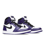 Jordan 1 Retro High Court Purple White – lifestyle foto | Purekickz
