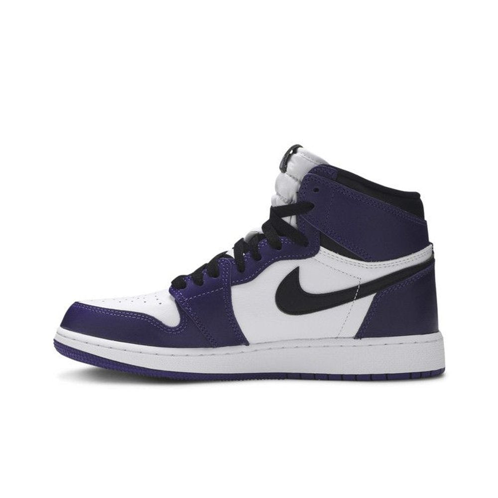 Jordan 1 Retro High Court Purple White (GS) – hlavní pohled | Purekickz