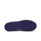 Jordan 1 Retro High Court Purple White (GS) – zadní pohled | Purekickz