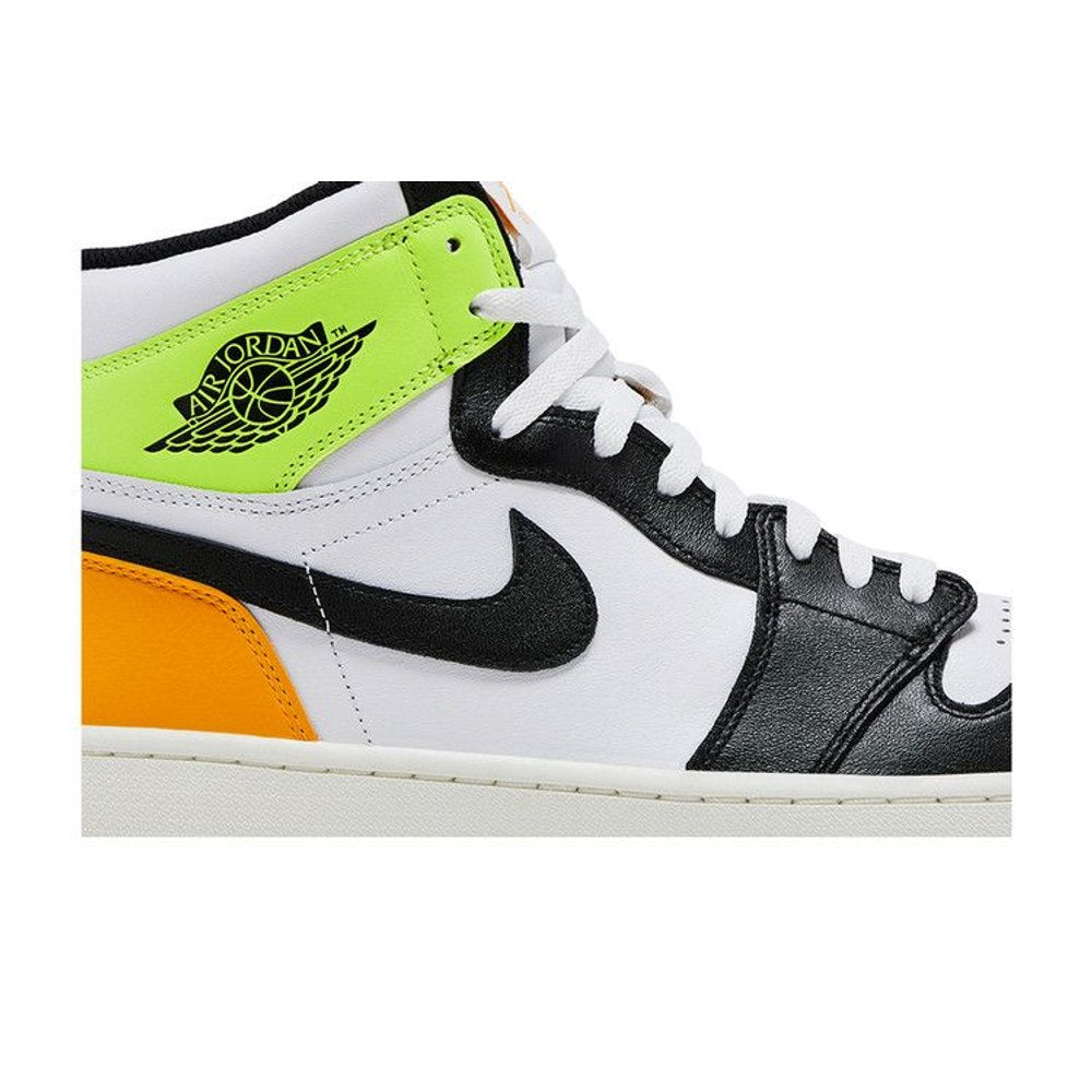 Jordan 1 Retro High Golf White University Gold Volt Black