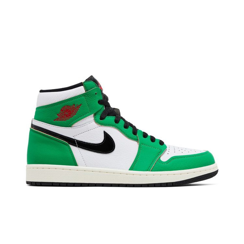 Jordan 1 Retro High Lucky Green (W) – boční pohled | Purekickz