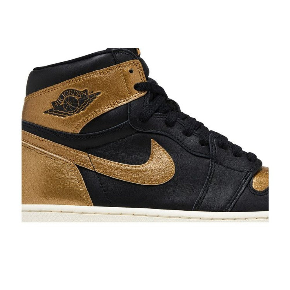 Jordan 1 Retro High OG Black Metallic Gold – detail | Purekickz