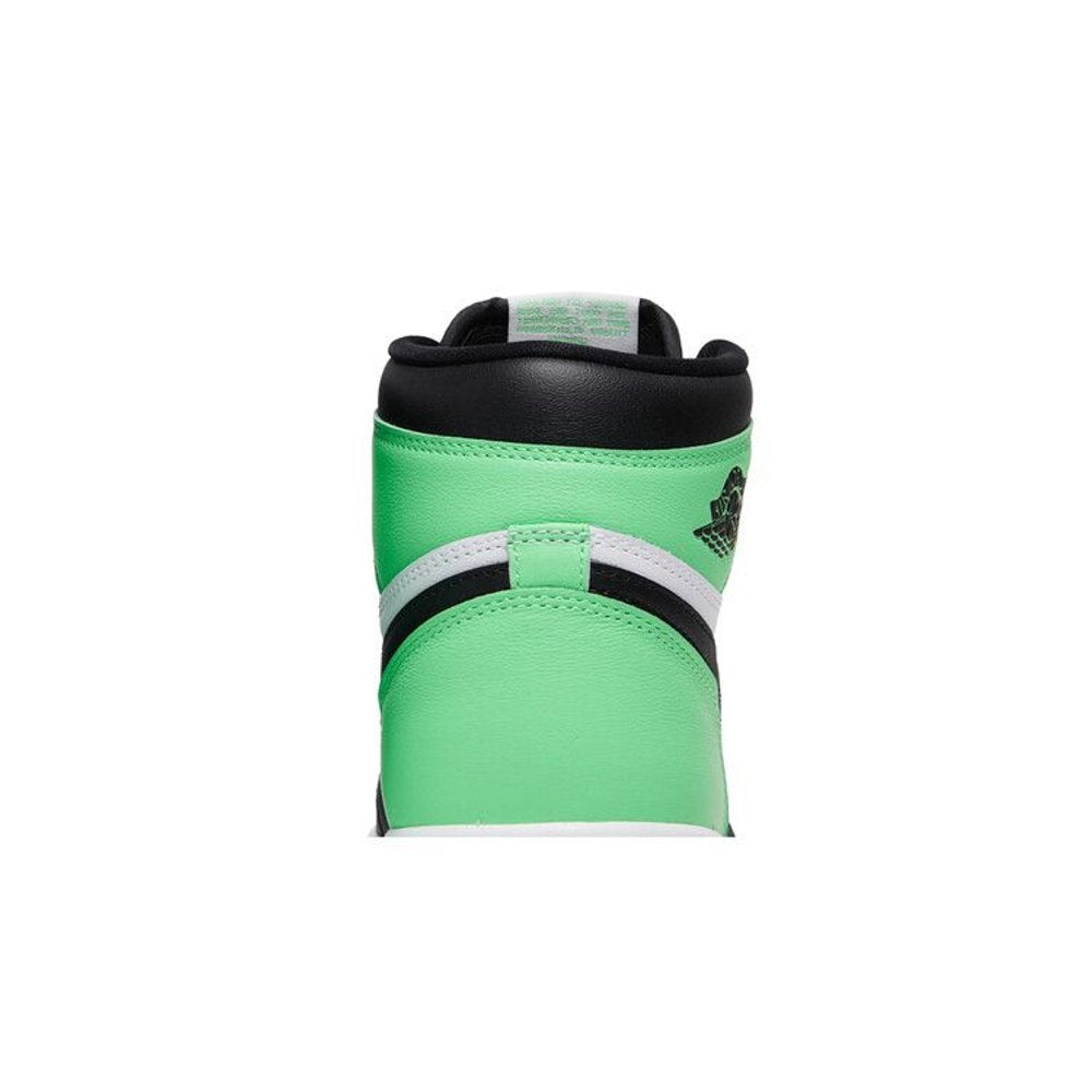 Jordan 1 Retro High OG Green Glow – detail materiálu | Purekickz