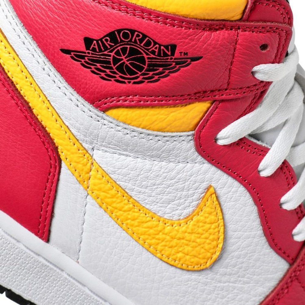 Jordan 1 Retro High OG Light Fusion Red – pohled 10 | Purekickz