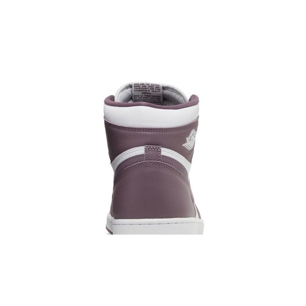 Jordan 1 Retro High OG Mauve – detail materiálu | Purekickz