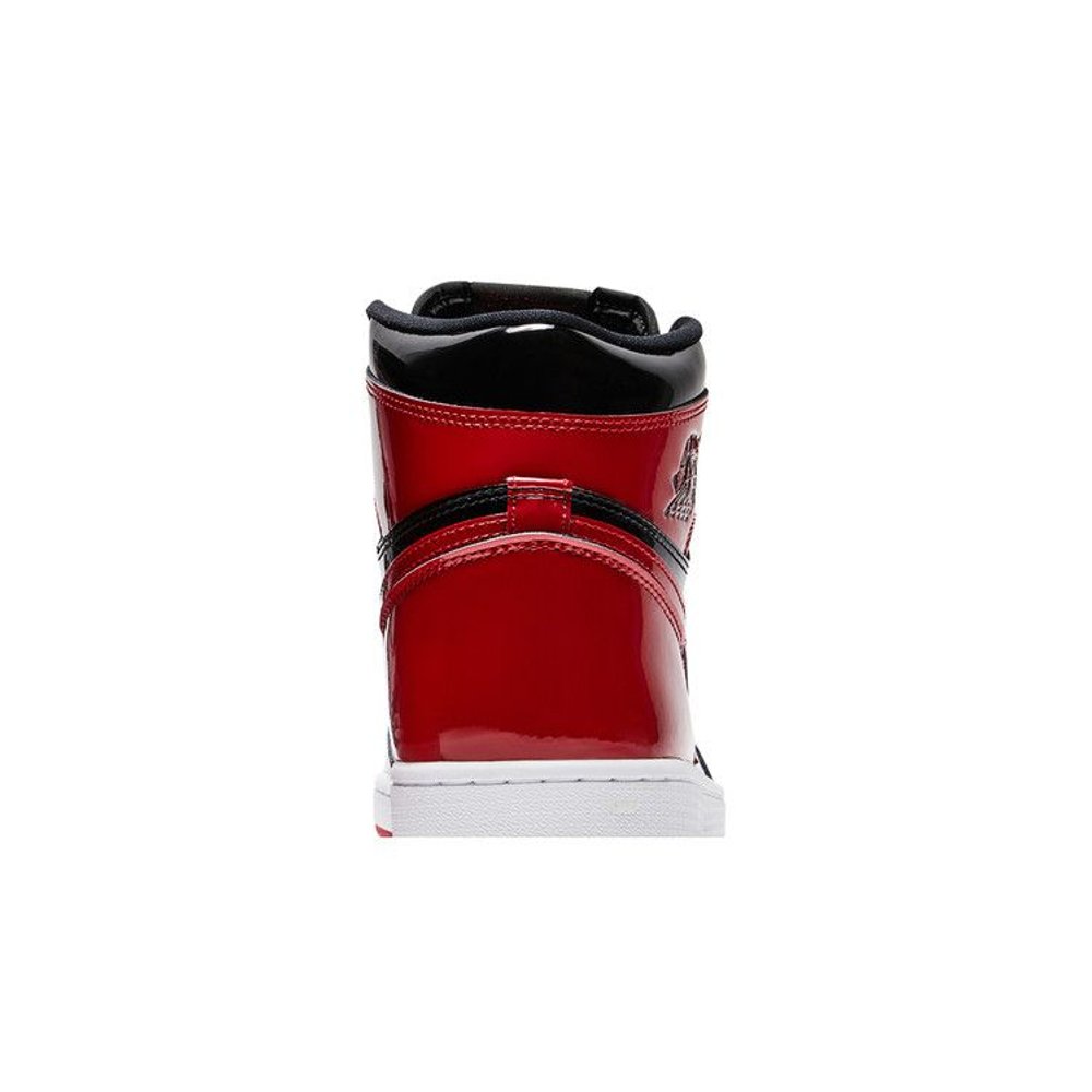 Jordan 1 Retro High OG Patent Bred – detail materiálu | Purekickz