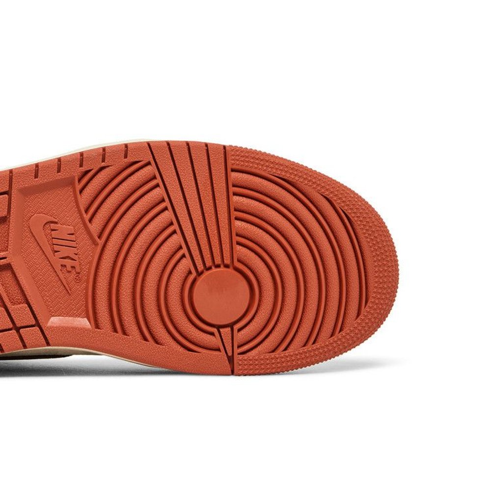 Jordan 1 Retro High OG SP Dusted Clay (Women's) – pohled shora | Purekickz