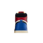Jordan 1 Retro High OG SP Fragment x Union LA Varsity Red Sport Royal – detail materiálu | Purekickz