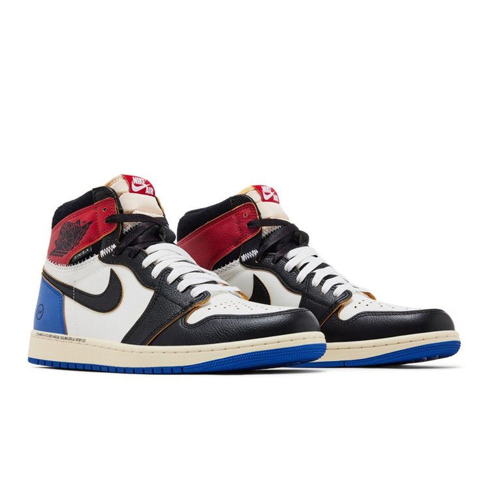 Jordan 1 Retro High OG SP Fragment x Union LA Varsity Red Sport Royal – lifestyle foto | Purekickz