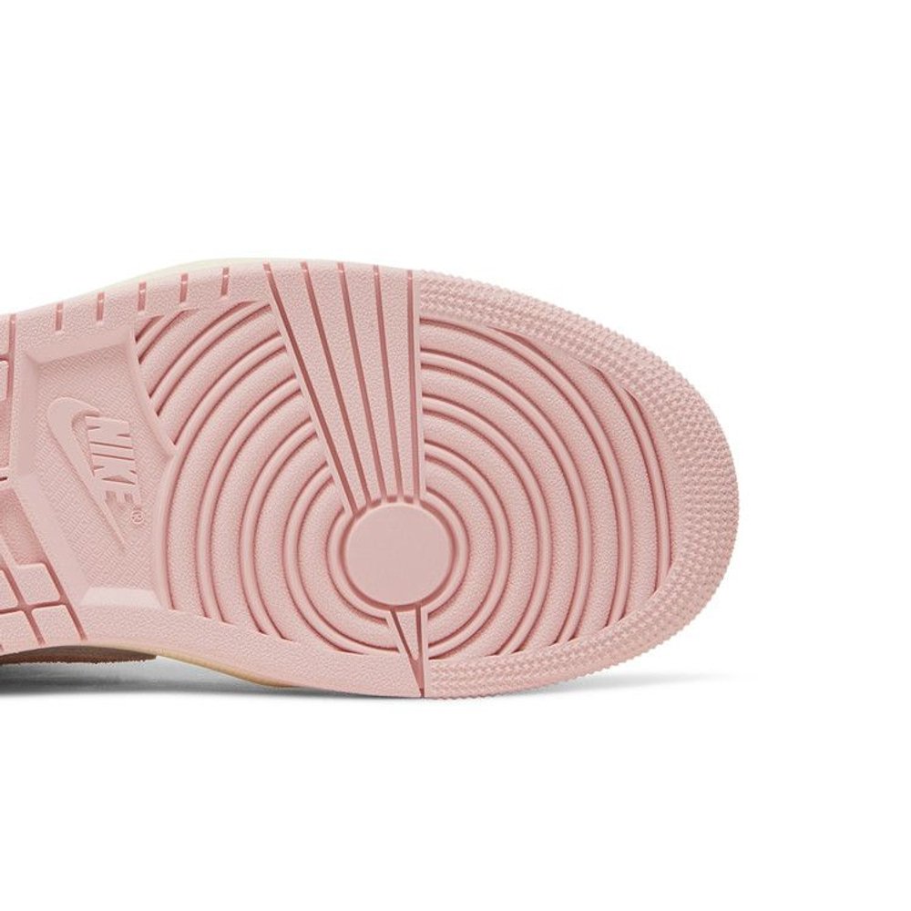 Jordan 1 Retro High OG Washed Pink (W) – pohled shora | Purekickz