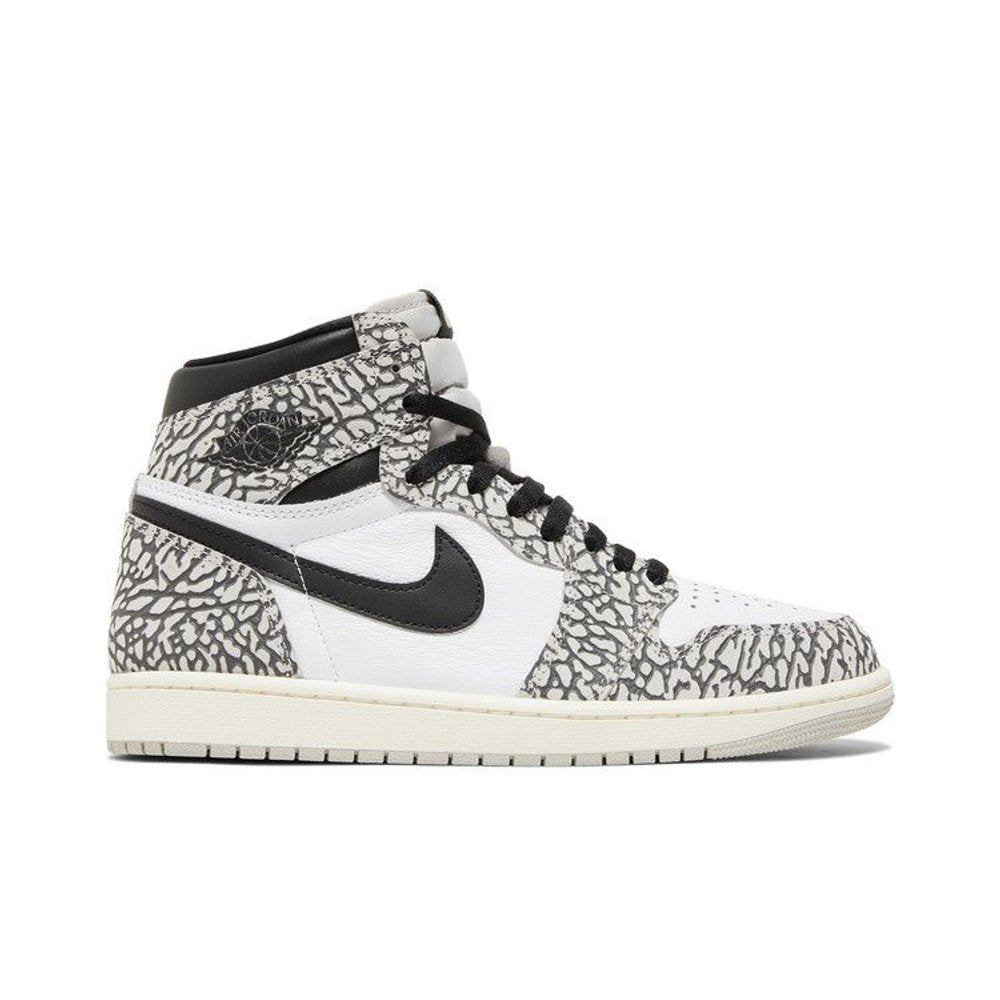 Jordan 1 Retro High OG White Cement – boční pohled | Purekickz