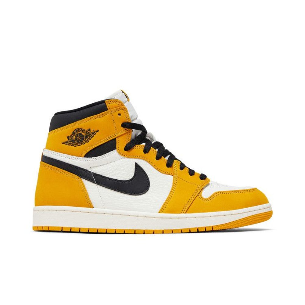 Jordan 1 Retro High OG Yellow Ochre – boční pohled | Purekickz