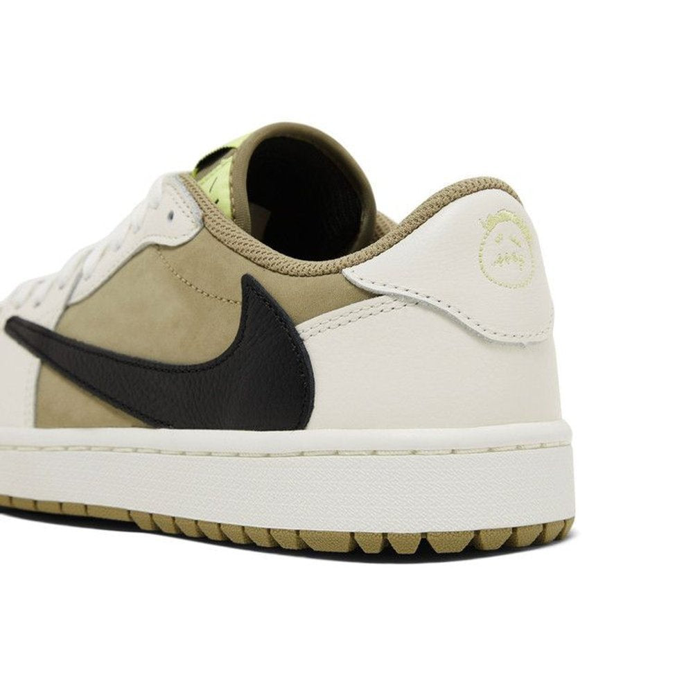 Jordan 1 Retro Low Golf Travis Scott Neutral Olive – pohled 10 | Purekickz