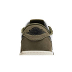 Jordan 1 Retro Low Medium Olive – detail materiálu | Purekickz