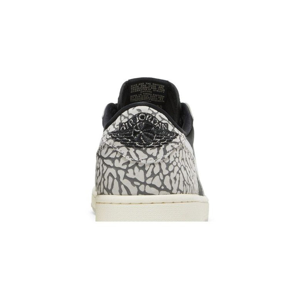 Jordan 1 Retro Low OG Black Cement – detail materiálu | Purekickz
