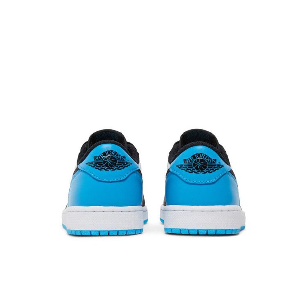Jordan 1 Retro Low OG Black Dark Powder Blue' – podrážka | Purekickz