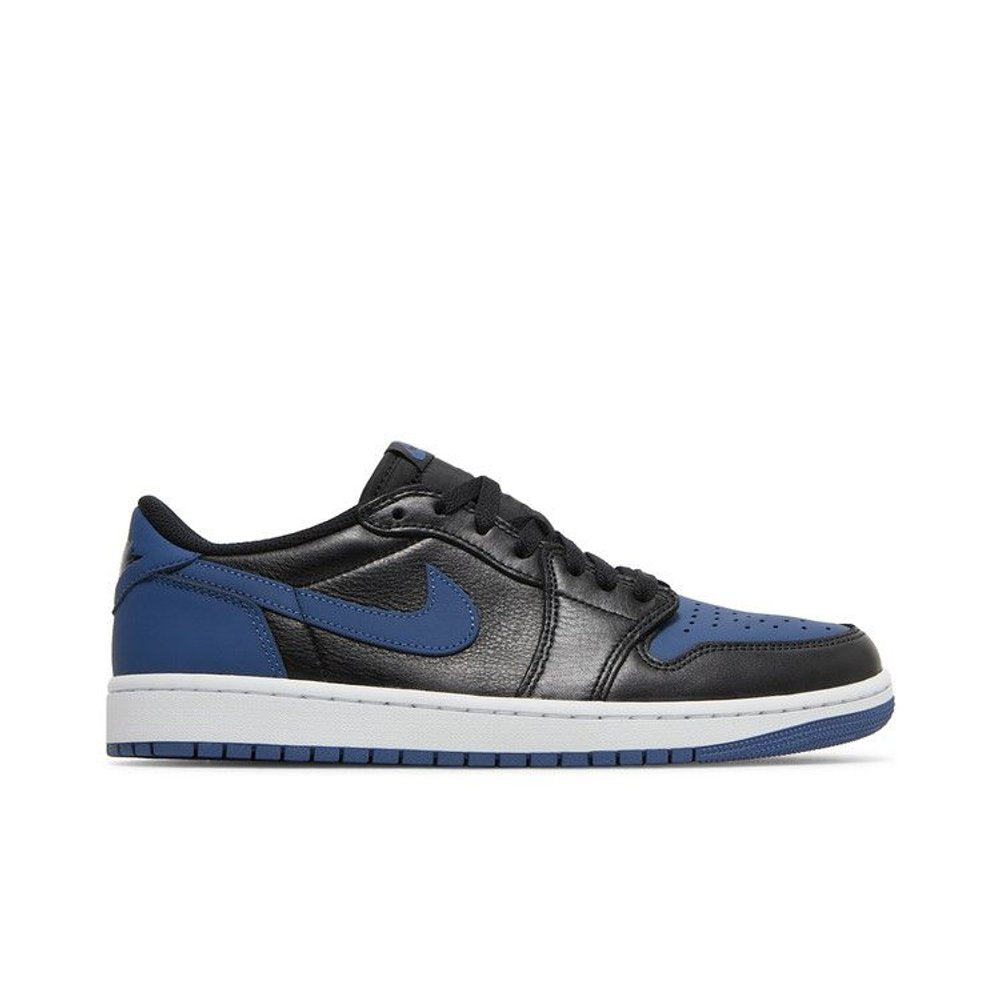 Jordan 1 Retro Low OG Mystic Navy – boční pohled | Purekickz