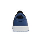 Jordan 1 Retro Low OG Mystic Navy – detail materiálu | Purekickz