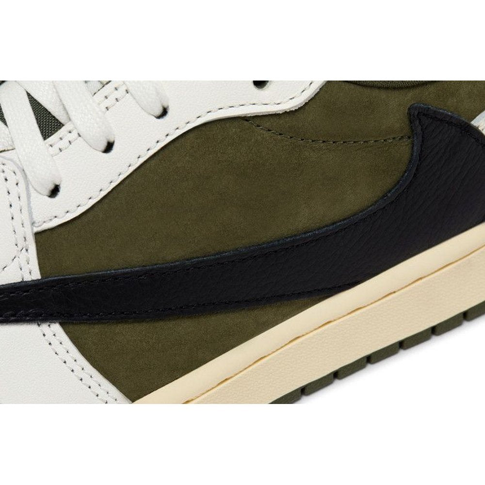 Jordan 1 Retro Low OG SP Travis Scott Medium Olive – pohled 10 | Purekickz