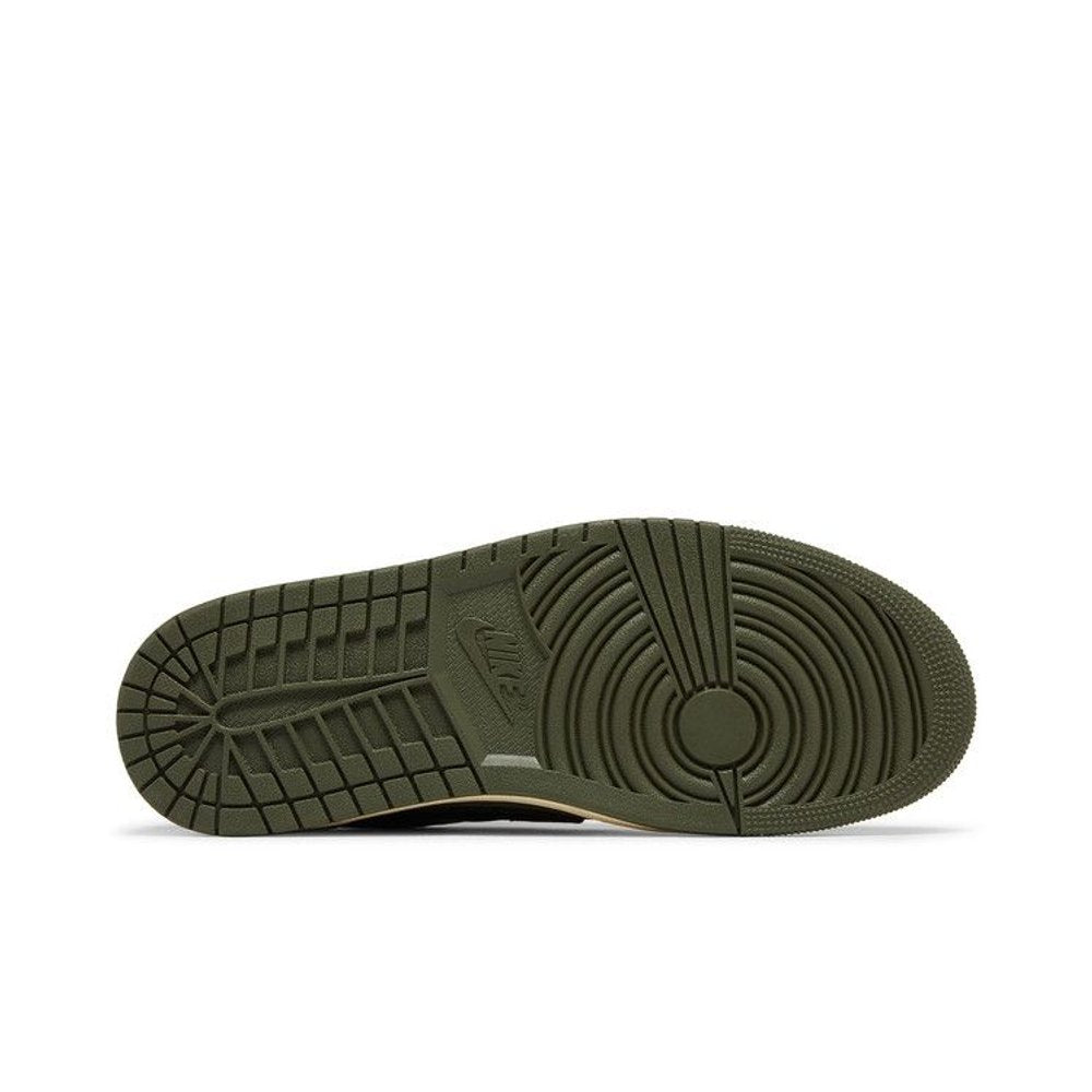 Jordan 1 Retro Low OG SP Travis Scott Medium Olive – zadní pohled | Purekickz