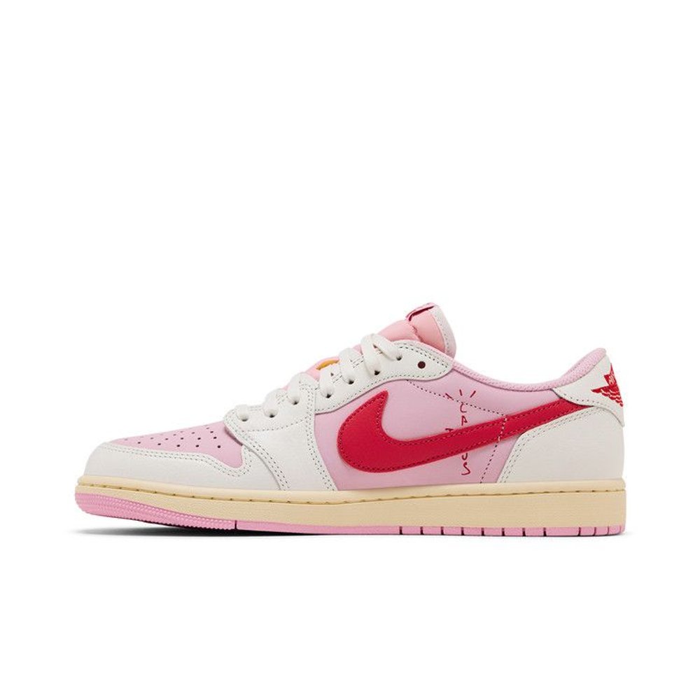 Jordan 1 Retro Low OG SP Travis Scott Sail Tropical Pink – hlavní pohled | Purekickz