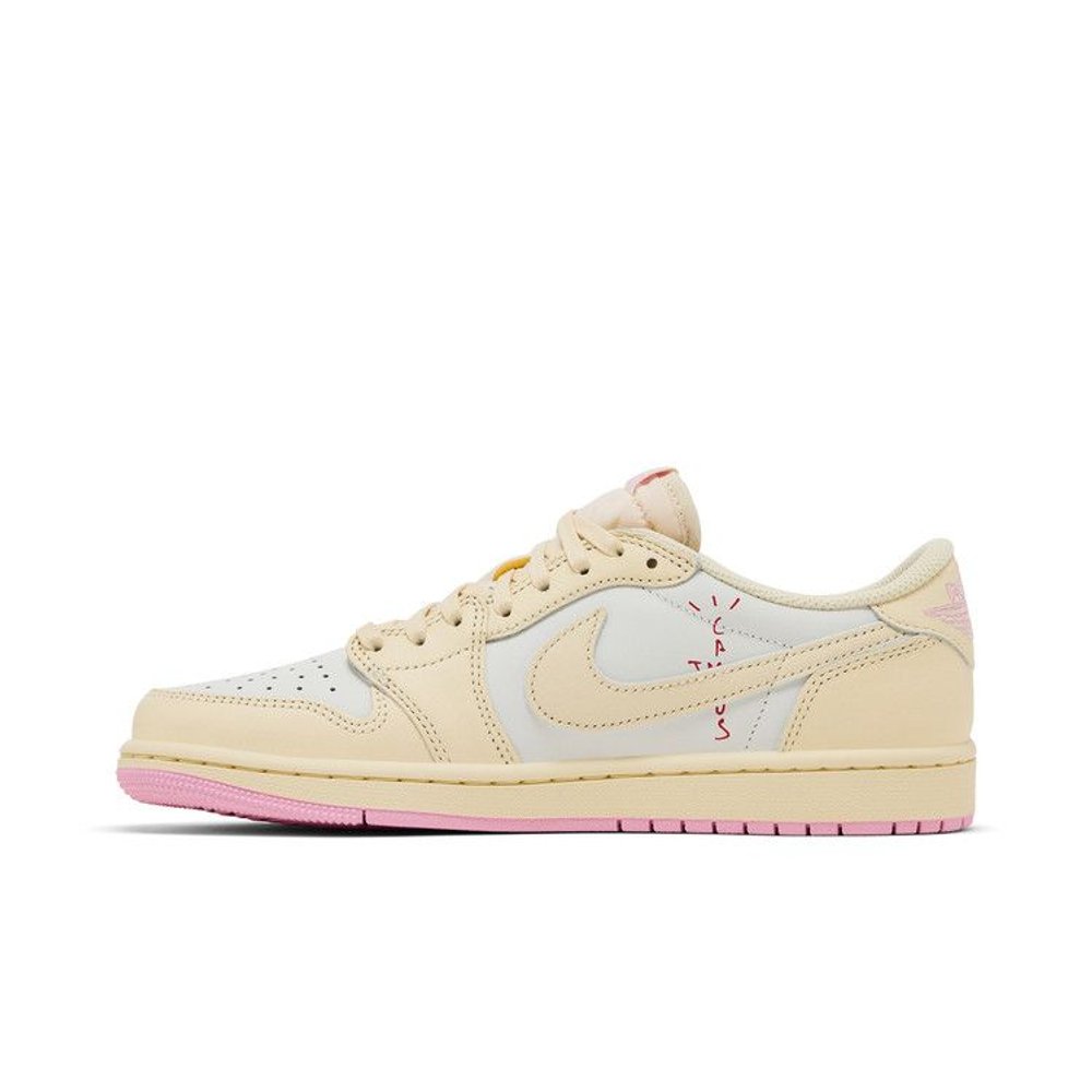 Jordan 1 Retro Low OG SP Travis Scott Shy Pink – hlavní pohled | Purekickz