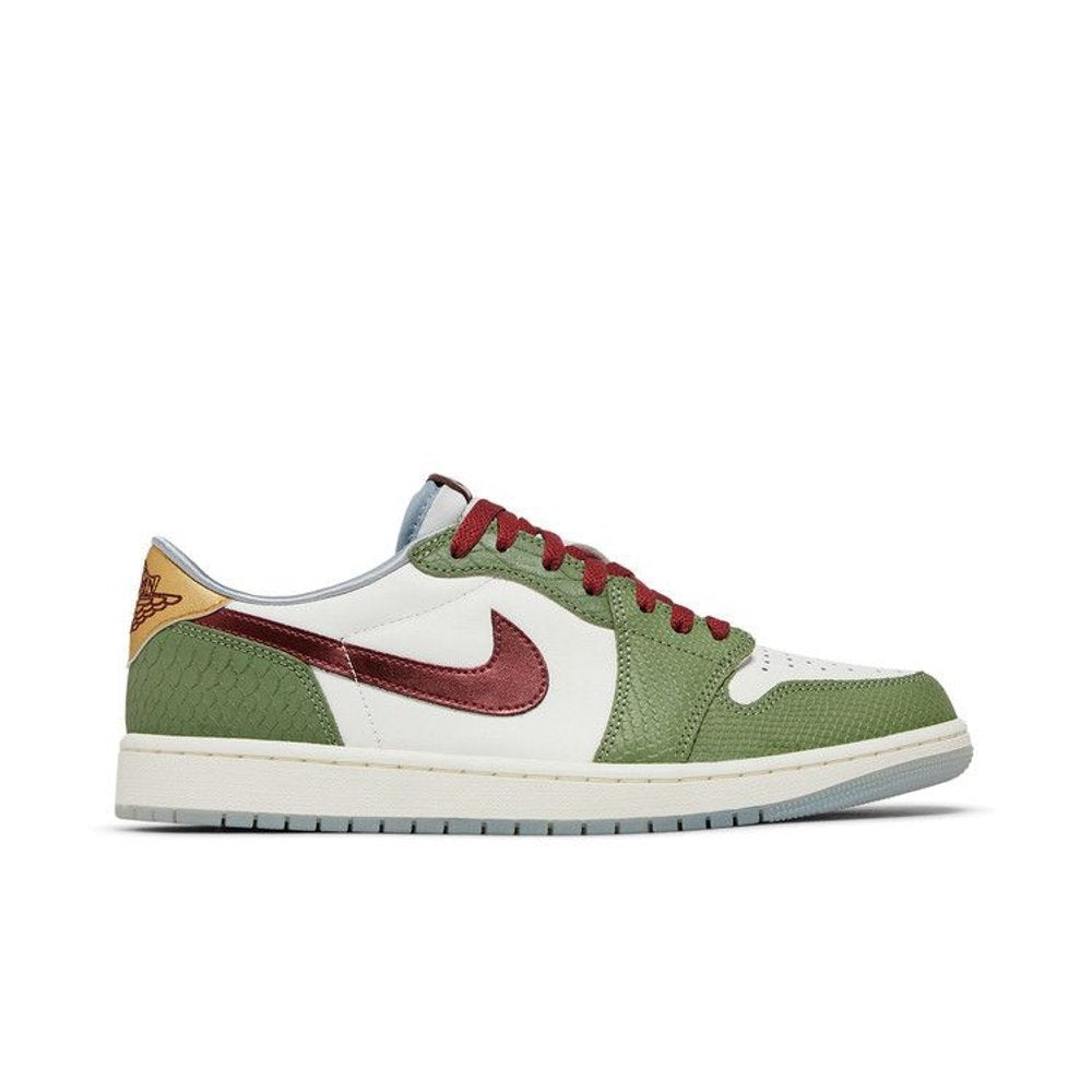 Jordan 1 Retro Low OG Year of the Dragon (2024) – boční pohled | Purekickz