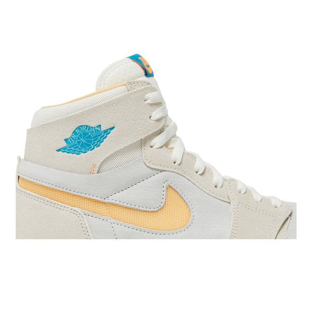 Jordan 1 Zoom CMFT 2 Orewood Brown Bright Citrus Sail – detail | Purekickz